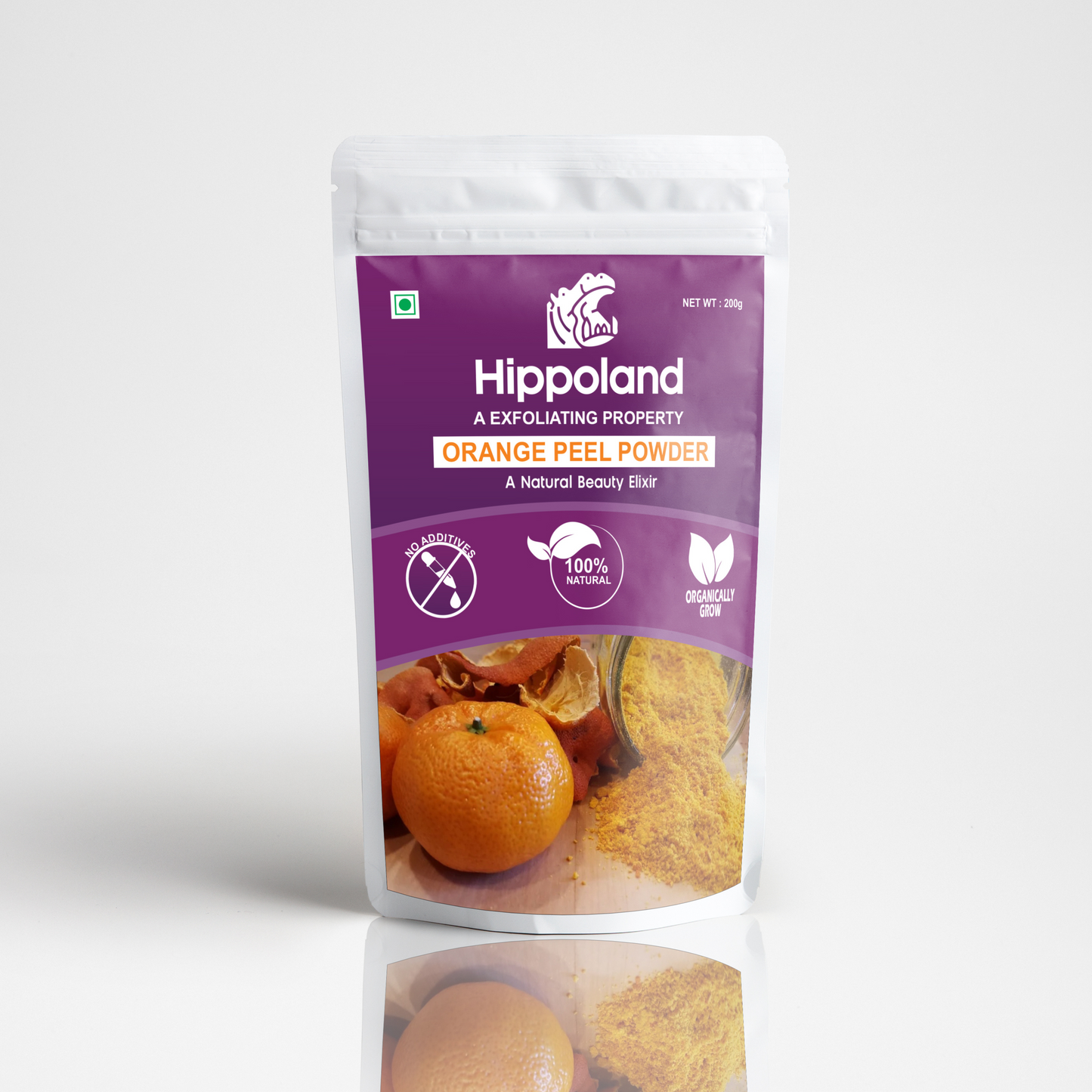 Hippoland Organic Orange Peel Powder | 100grams | 200grams | 500grams | 1kg