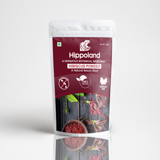 Hippoland Organic Hibiscus Flower Powder | 100grams | 200grams | 500grams | 1kg