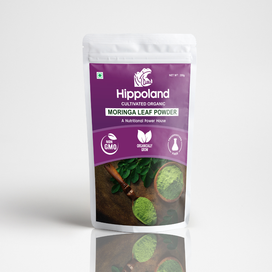 Hippoland Organic Moringa Leaf Powder | 100grams | 200grams | 500grams | 1kg