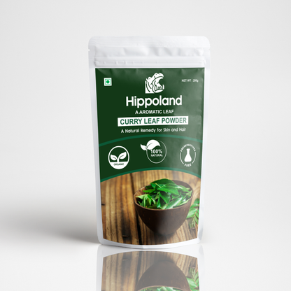 Hippoland Organic Curry Leaf Powder | 100grams | 200grams | 500grams | 1kg