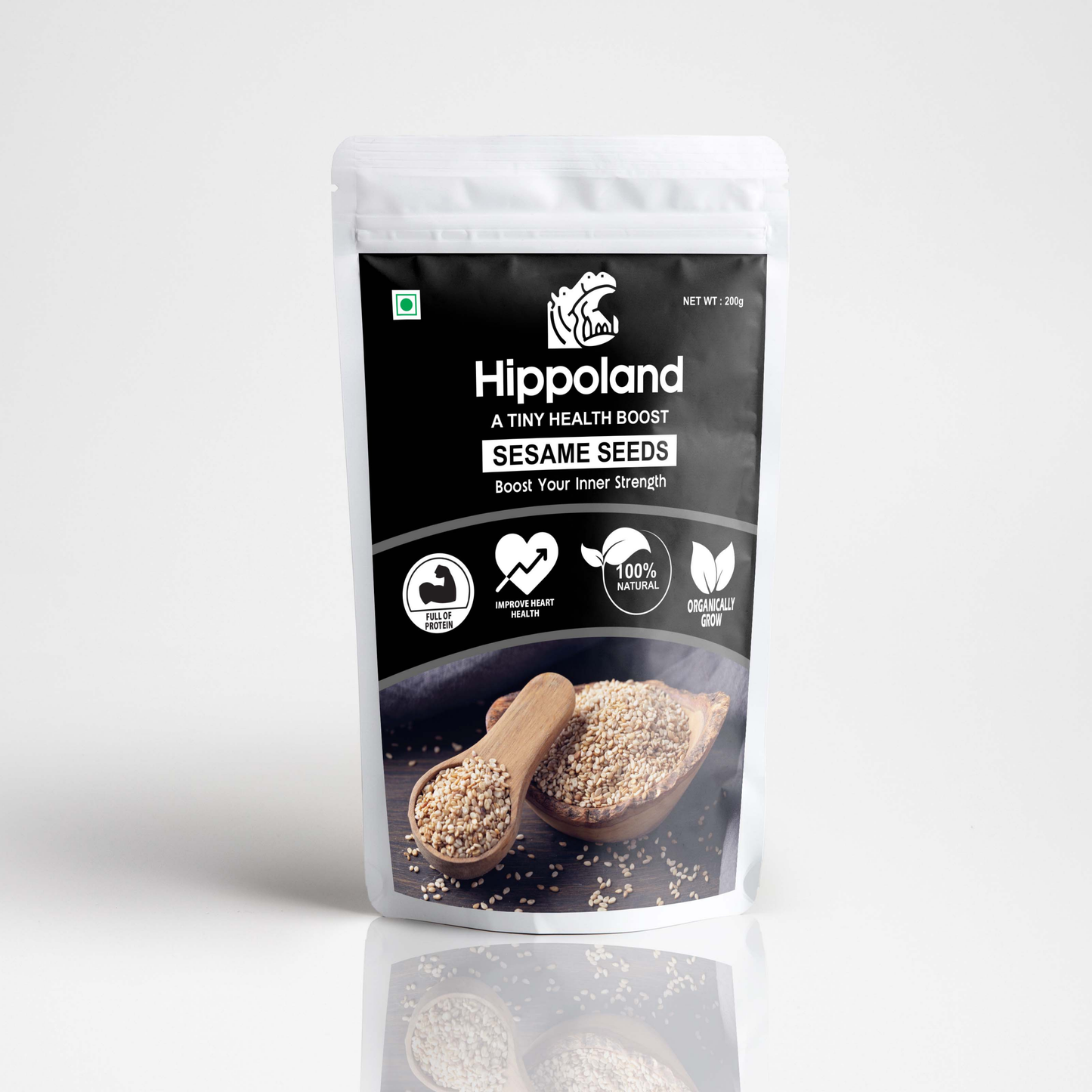 Hippoland Organic Sesame Seeds | 100grams | 200grams | 500grams | 1kg