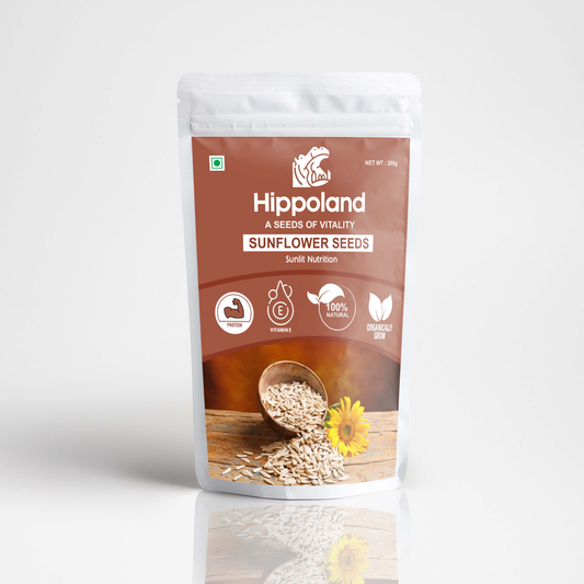 Hippoland Organic Sunflower Seeds | 100grams | 200grams | 500grams | 1kg