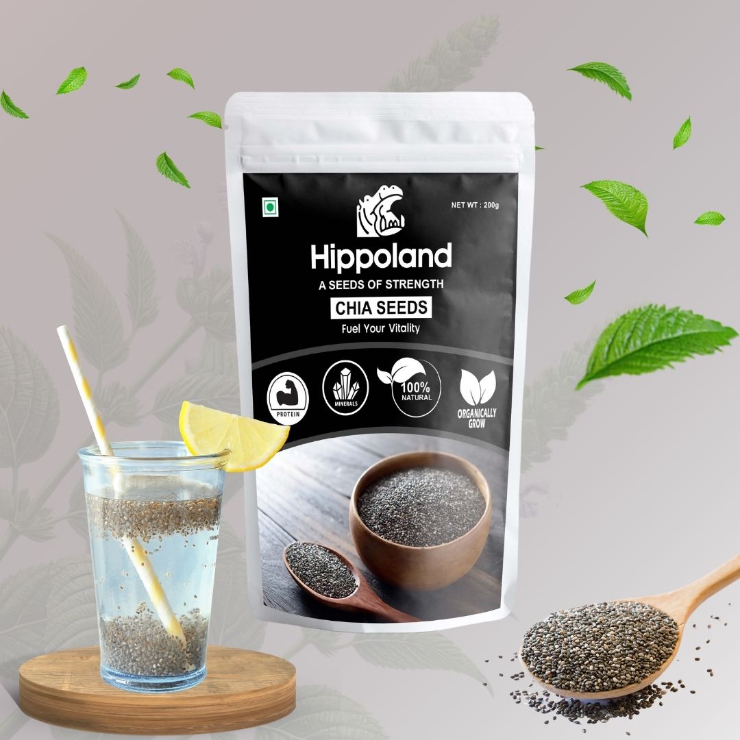 Hippoland Organic Chia Seeds | 100grams | 200grams | 500grams | 1kg