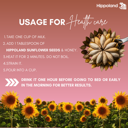 Hippoland Organic Sunflower Seeds | 100grams | 200grams | 500grams | 1kg