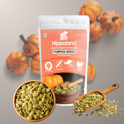 Hippoland Organic Pumpkin Seeds| 100grams | 200grams | 500grams | 1kg